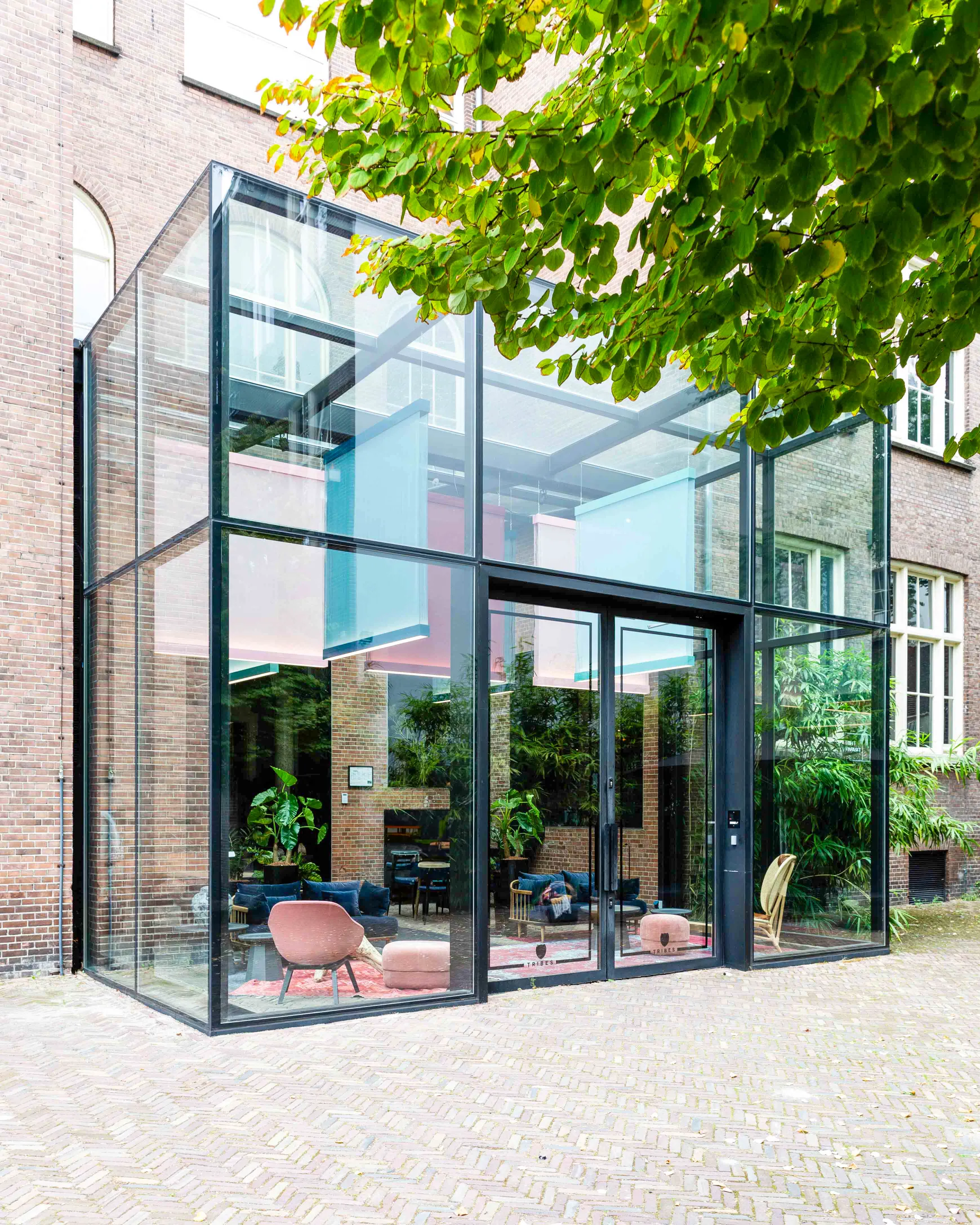 Outdoor area at Tribes Amsterdam Raamplein